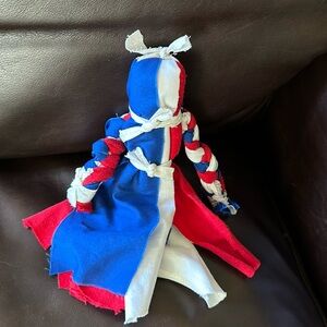 Handmade USA Patriotic Ragdoll Vintage